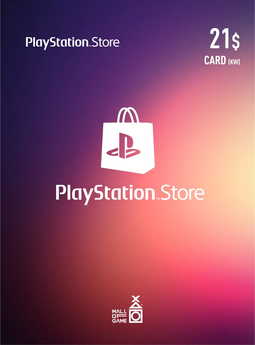 PlayStation™Store USD21 Gift Cards (KW)